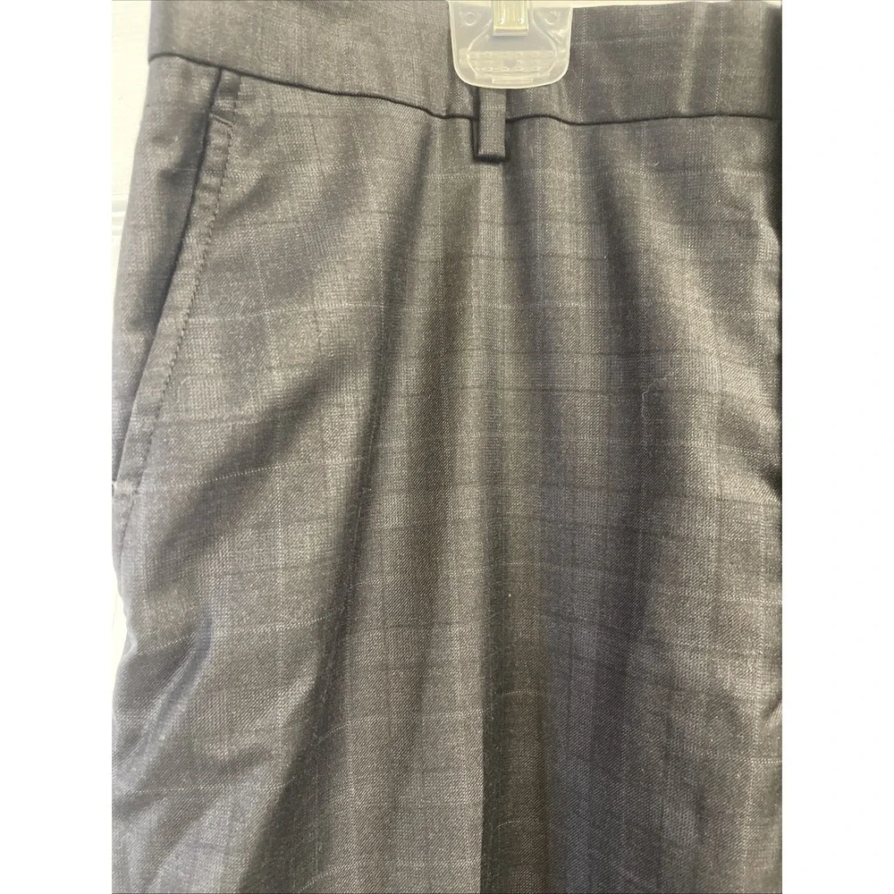 Banana Republic Men's Dress Pant Dark Gray Design SZ 36/34‎ Pockets Zip Up